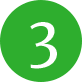 A green circle with the number three in it.